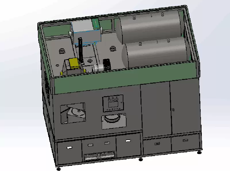 全自动多工位旋转喷淋清洗机